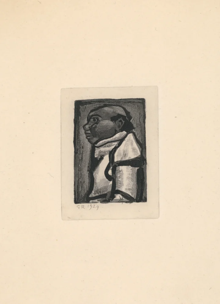 Exposition Georges Rouault retour à Saint-Malo Le Père Ubu Bon électeur gravure Centre Cristel Éditeur d'Art