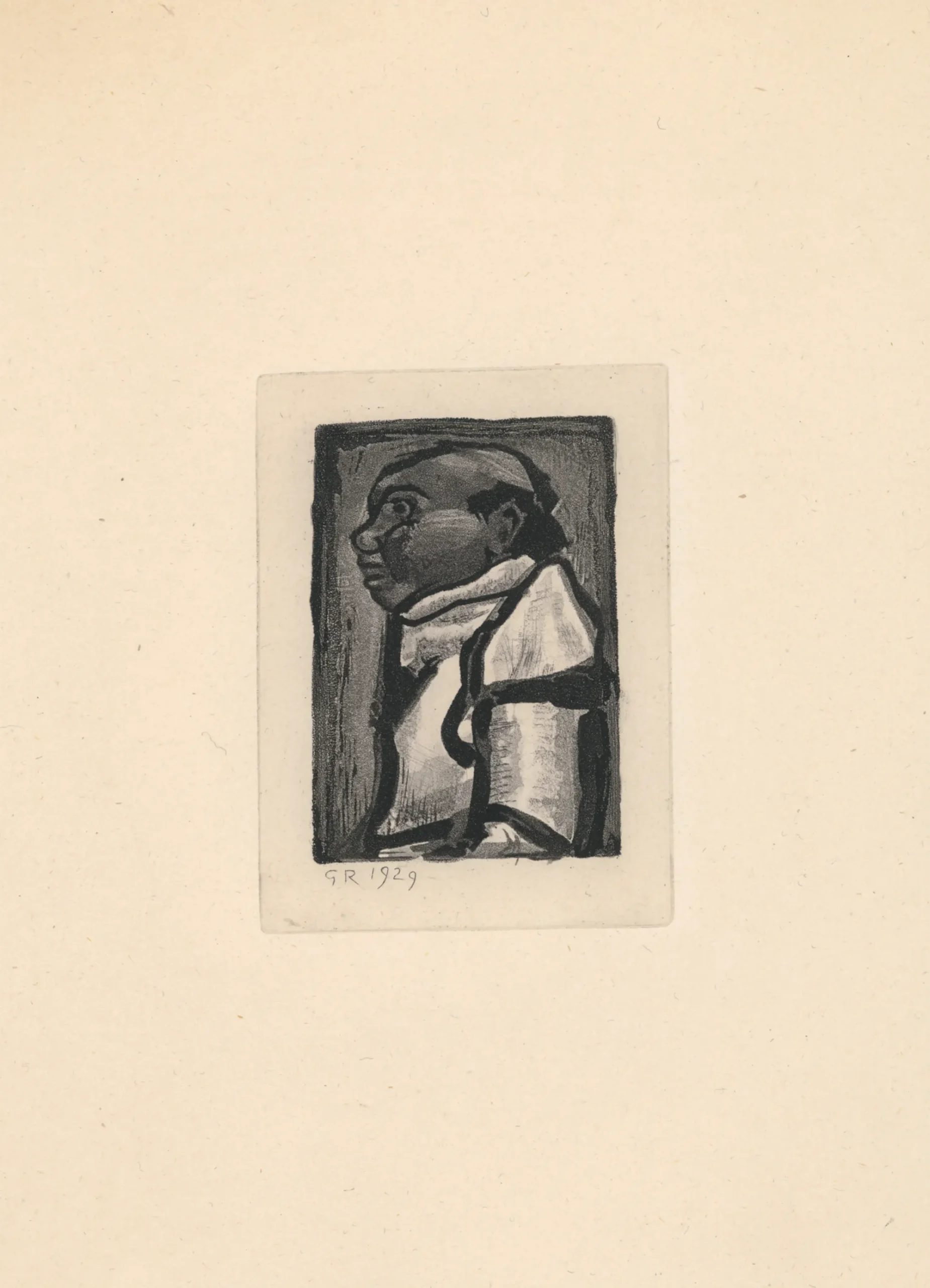 Exposition Georges Rouault retour à Saint-Malo Le Père Ubu Bon électeur gravure Centre Cristel Éditeur d'Art