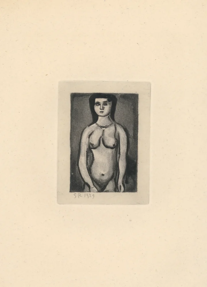 Exposition Georges Rouault retour à Saint-Malo Le Père Ubu Nu gravure Centre Cristel Éditeur d'Art