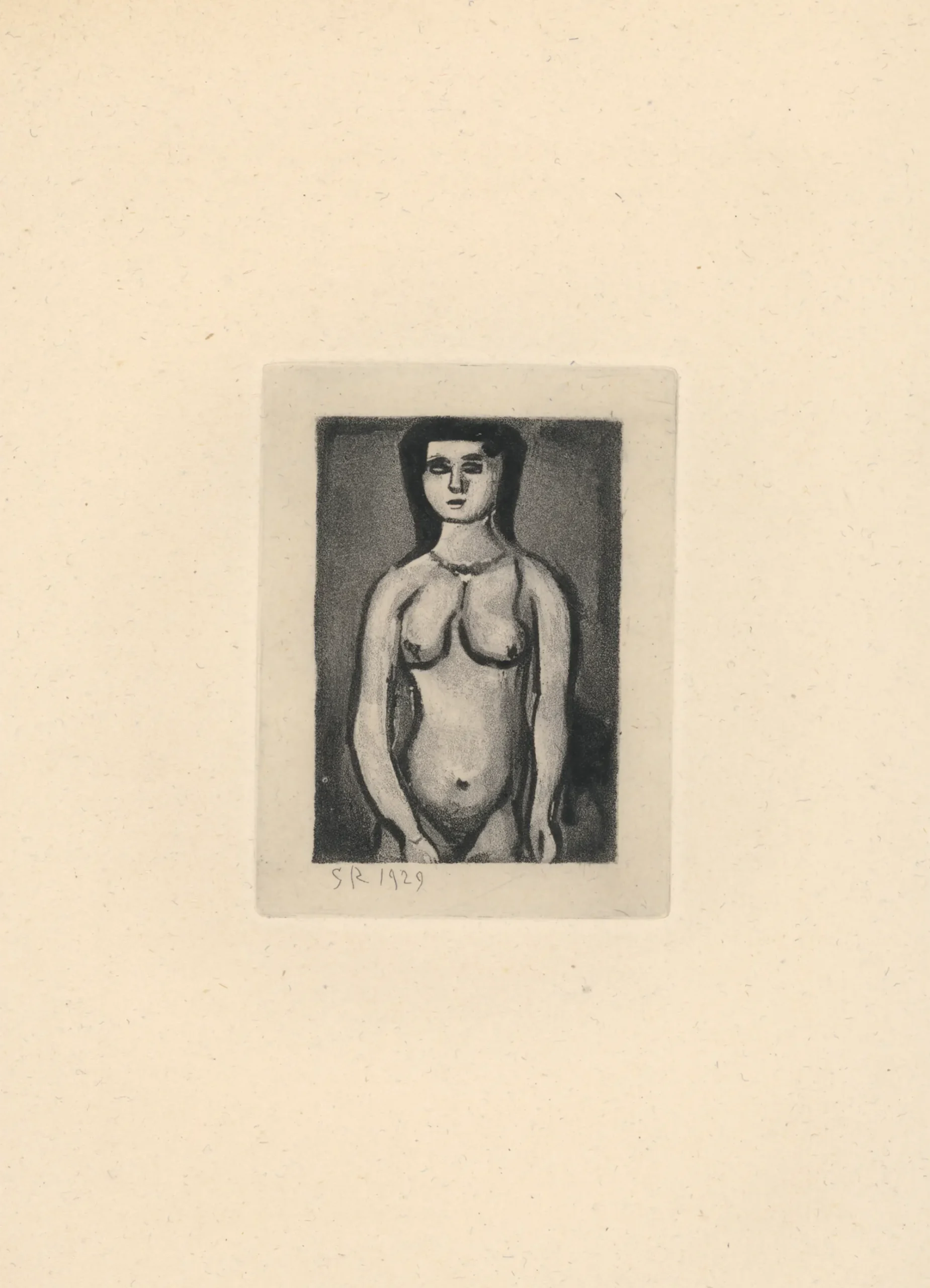 Exposition Georges Rouault retour à Saint-Malo Le Père Ubu Nu gravure Centre Cristel Éditeur d'Art