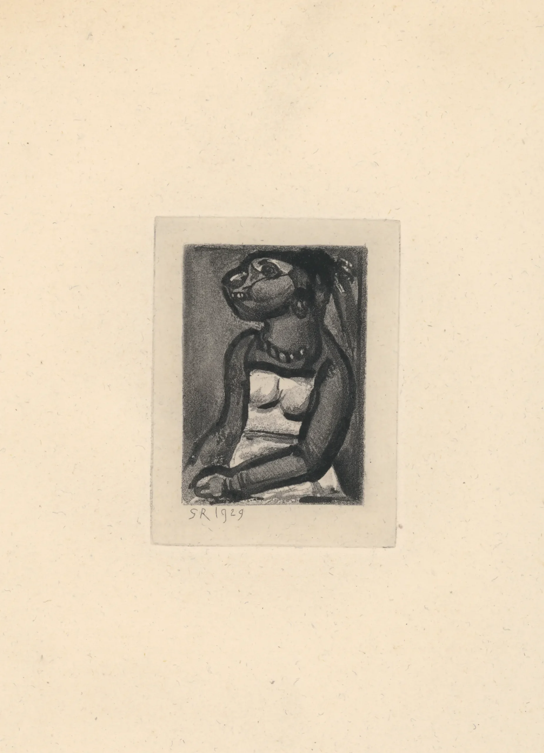 Exposition Georges Rouault retour à Saint-Malo Le Père Ubu Cristal de Roche gravure Centre Cristel Éditeur d'Art