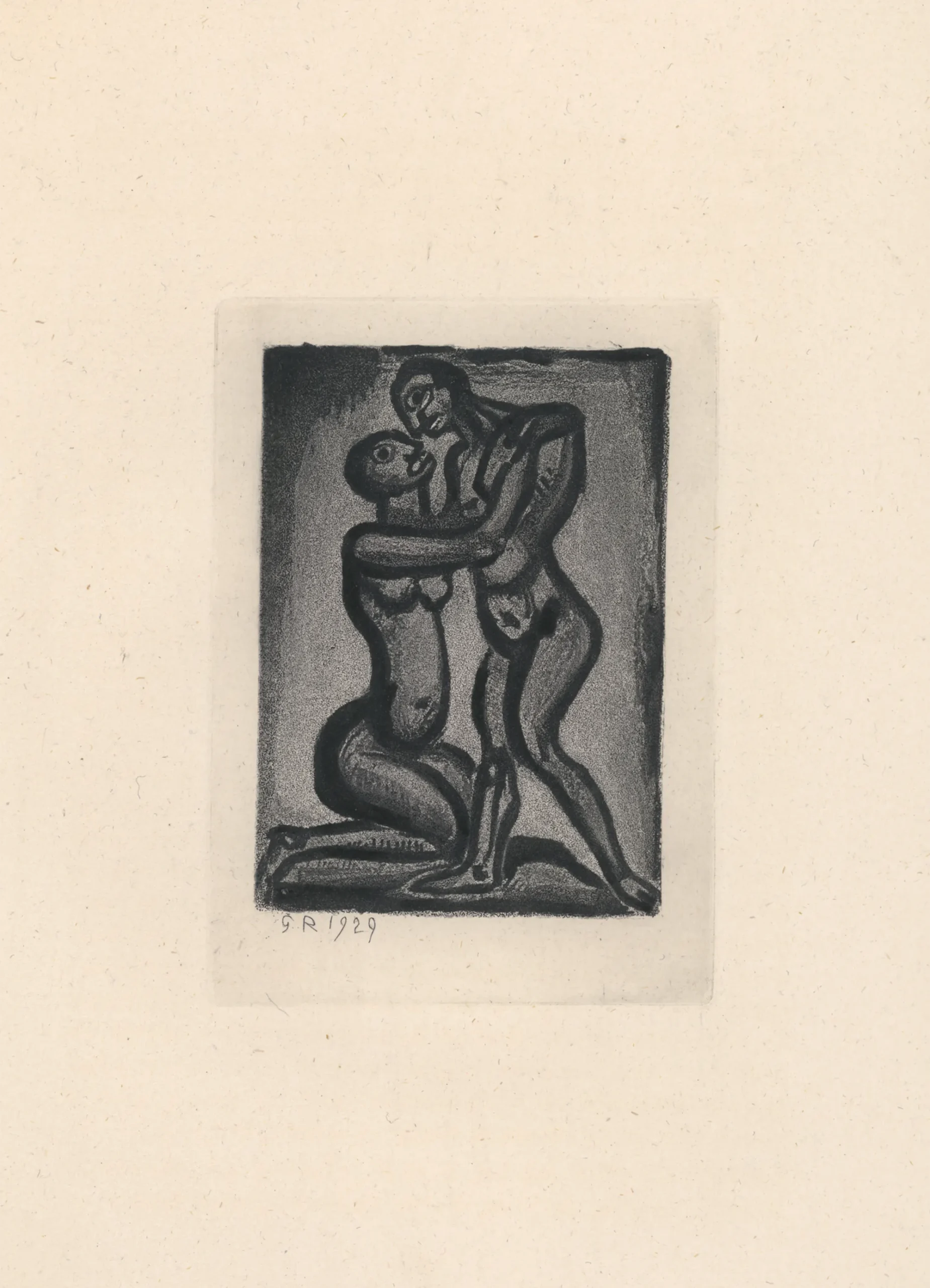 Exposition Georges Rouault retour à Saint-Malo Les Réincarnations du Père Ubu : Noces gravure Centre Cristel Éditeur d'Art