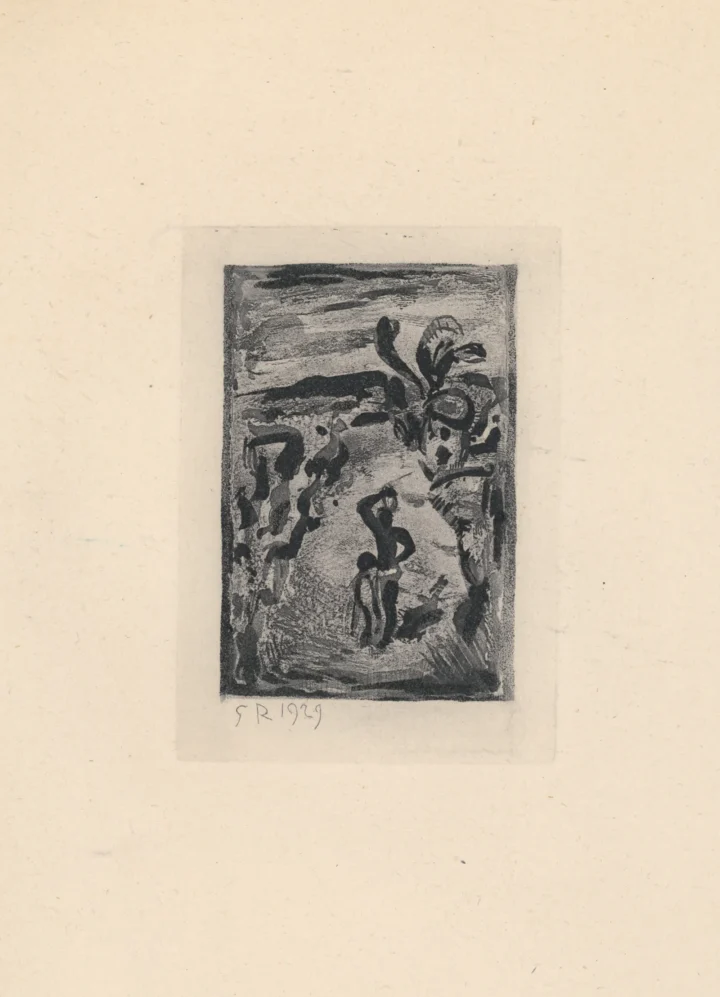 Exposition Georges Rouault retour à Saint-Malo Le Père Ubu 187 gravure Centre Cristel Éditeur d'Art