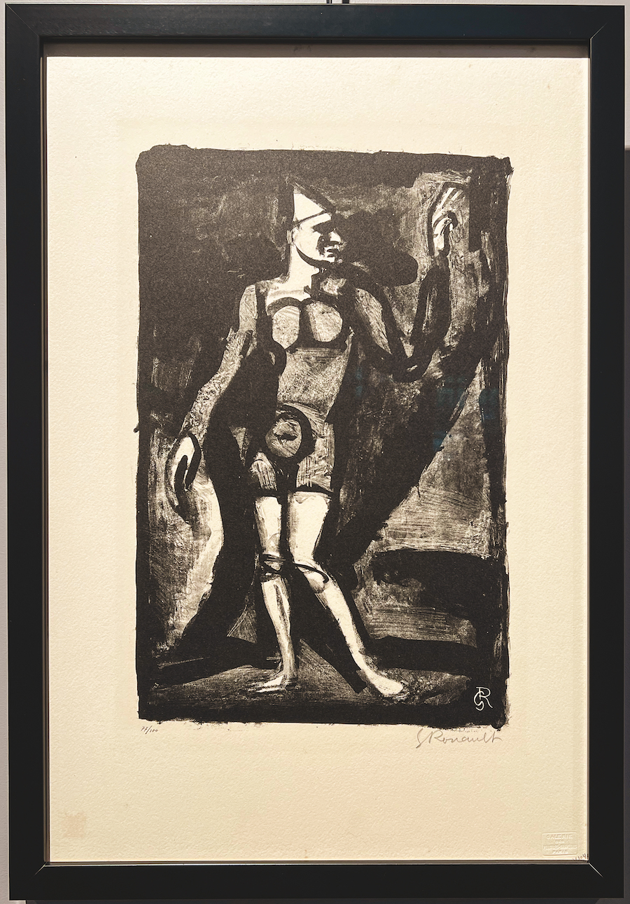 Georges Rouault Le Pitre lithographie originale exposition Georges Rouault Retour à Saint-Malo Centre Cristel Éditeur d'Art