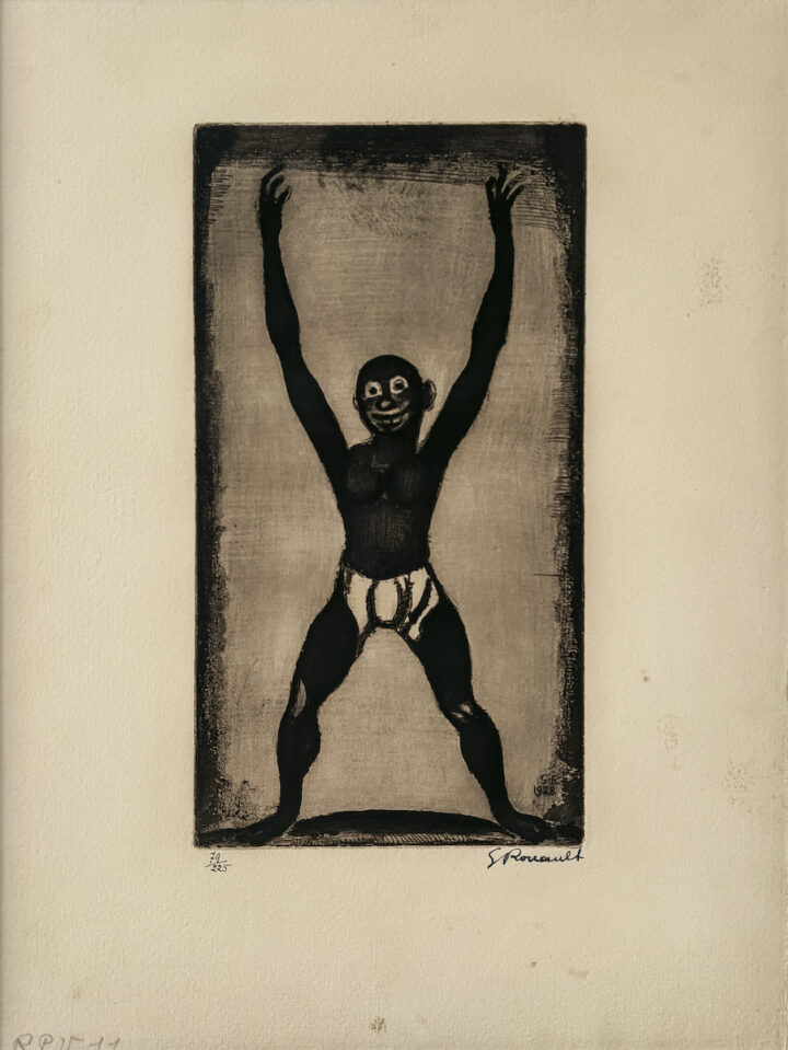 Georges Rouault Bamboula lithographie originale exposition Georges Rouault Retour à Saint-Malo Centre Cristel Éditeur d'Art