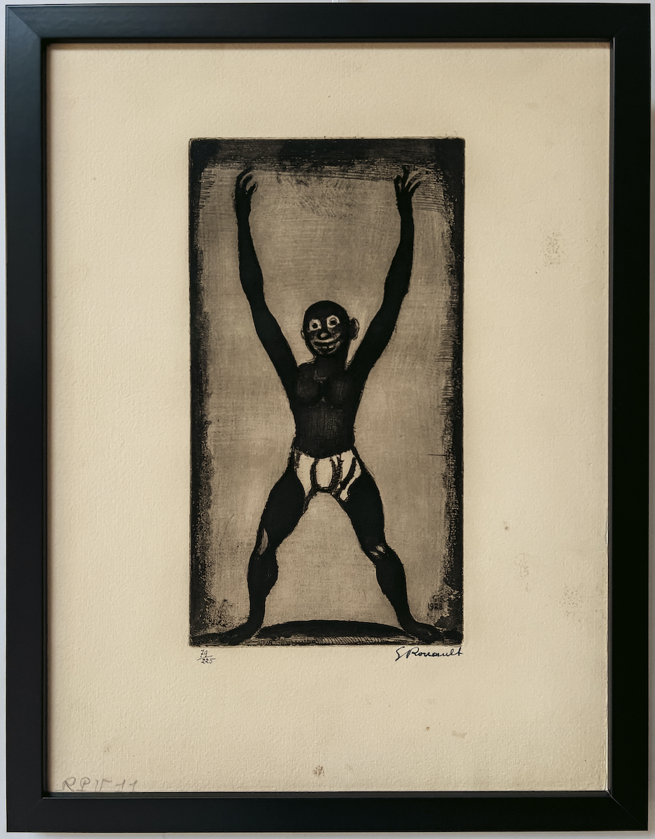 Georges Rouault Bamboula lithographie originale exposition Georges Rouault Retour à Saint-Malo Centre Cristel Éditeur d'Art
