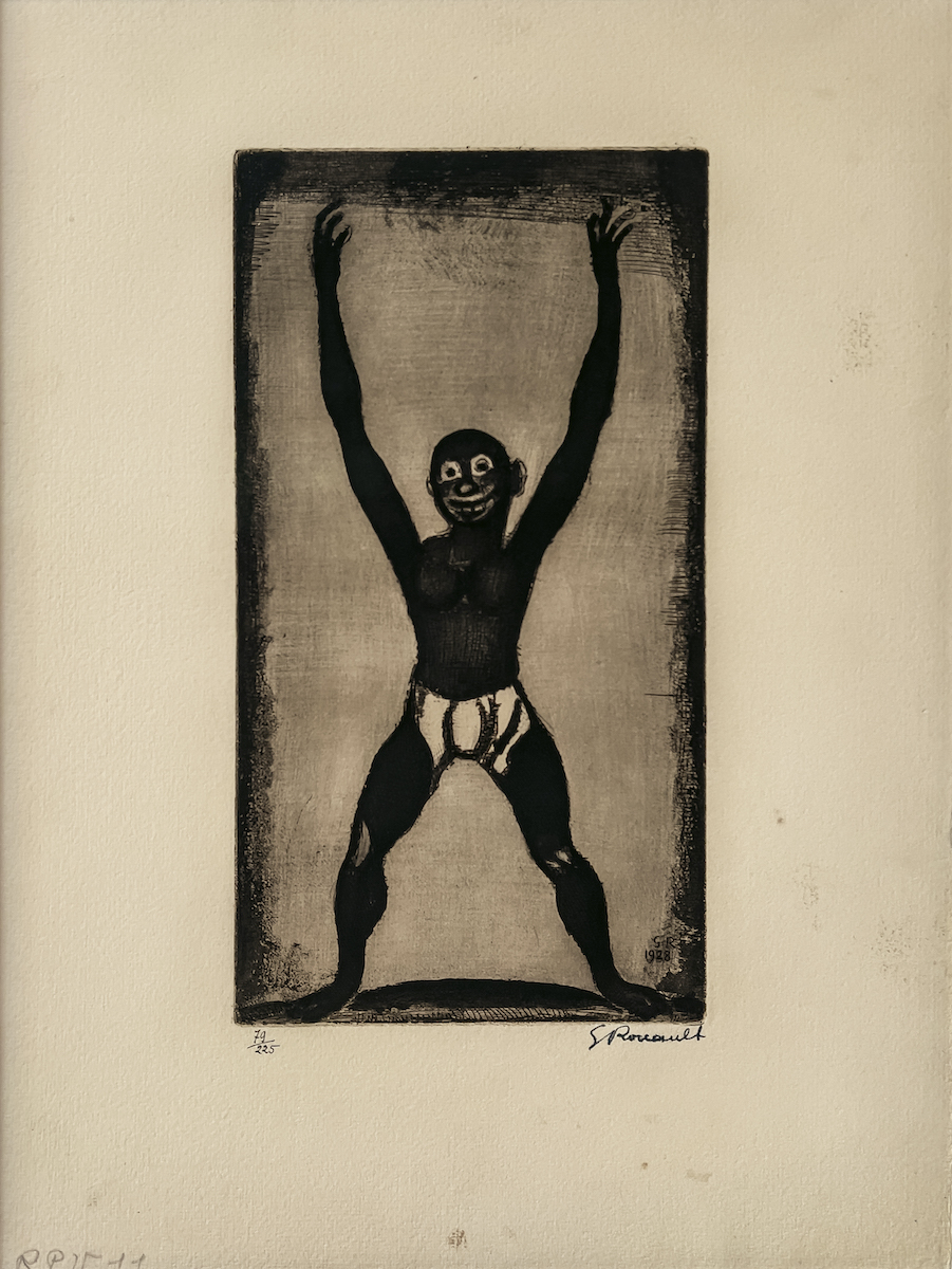 Georges Rouault Bamboula lithographie originale exposition Georges Rouault Retour à Saint-Malo Centre Cristel Éditeur d'Art