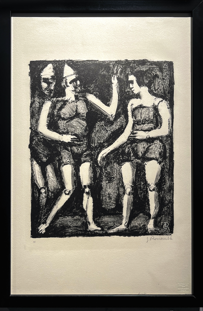Georges Rouault La Parade lithographie originale exposition Georges Rouault Retour à Saint-Malo Centre Cristel Éditeur d'Art
