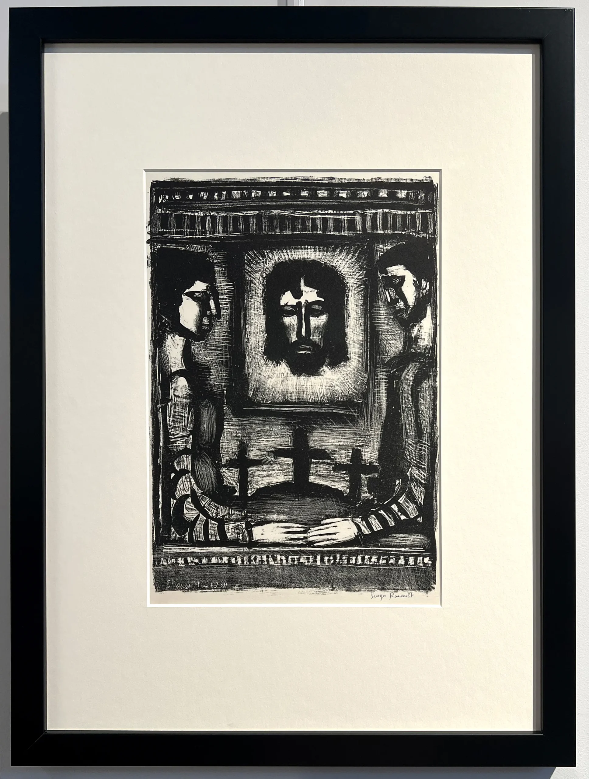 Exposition Georges Rouault retour à Saint-Malo Carnets de Gilbert La Sainte Face lithographie Centre Cristel Éditeur d'Art