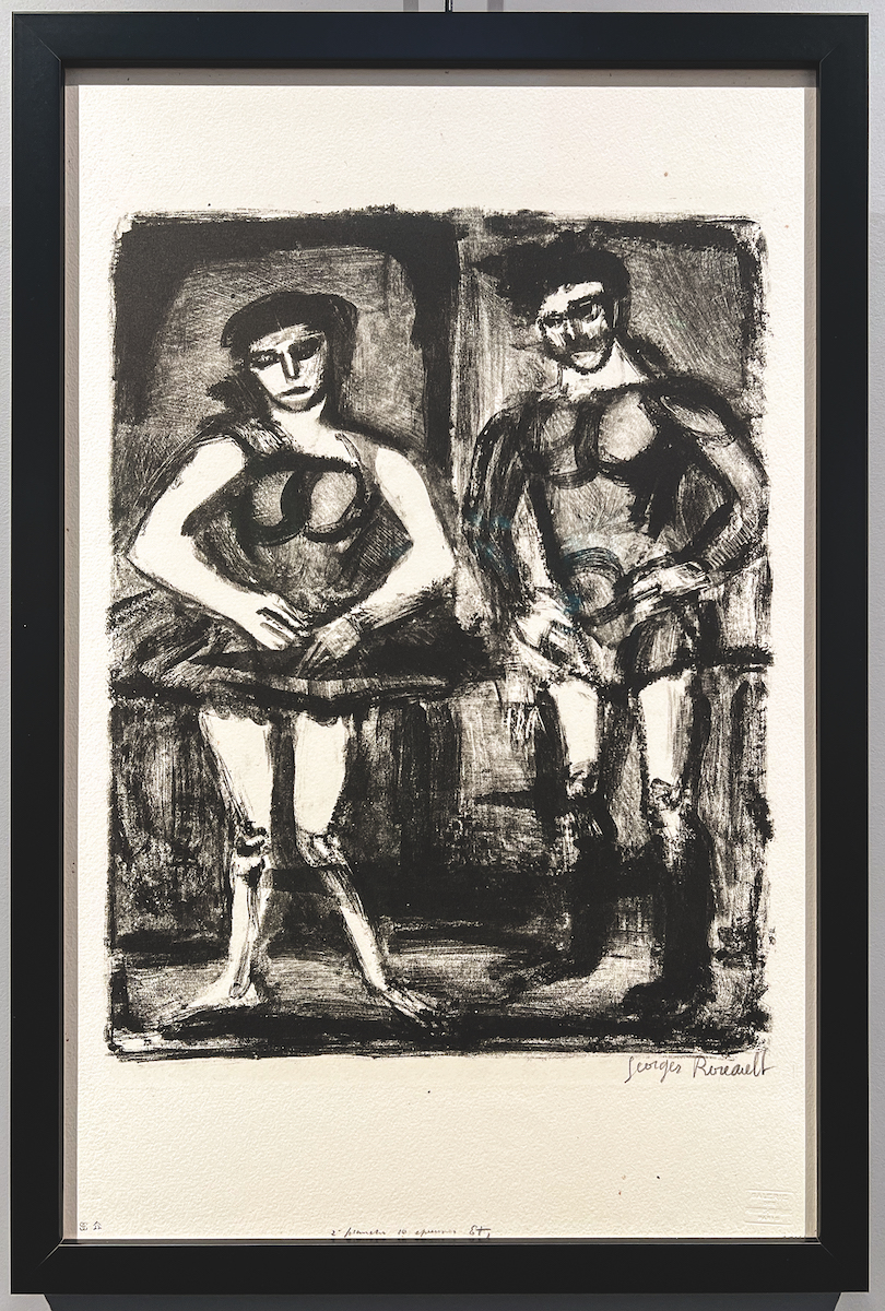 Georges Rouault Le Dompteur lithographie originale exposition Georges Rouault Retour à Saint-Malo Centre Cristel Éditeur d'Art
