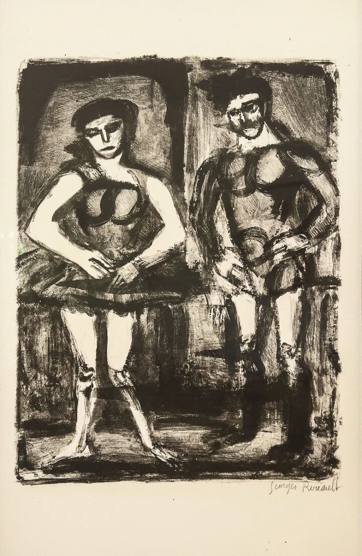 Georges Rouault Le Dompteur lithographie originale exposition Georges Rouault Retour à Saint-Malo Centre Cristel Éditeur d'Art