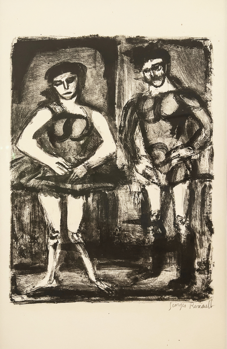 Georges Rouault Le Dompteur lithographie originale exposition Georges Rouault Retour à Saint-Malo Centre Cristel Éditeur d'Art