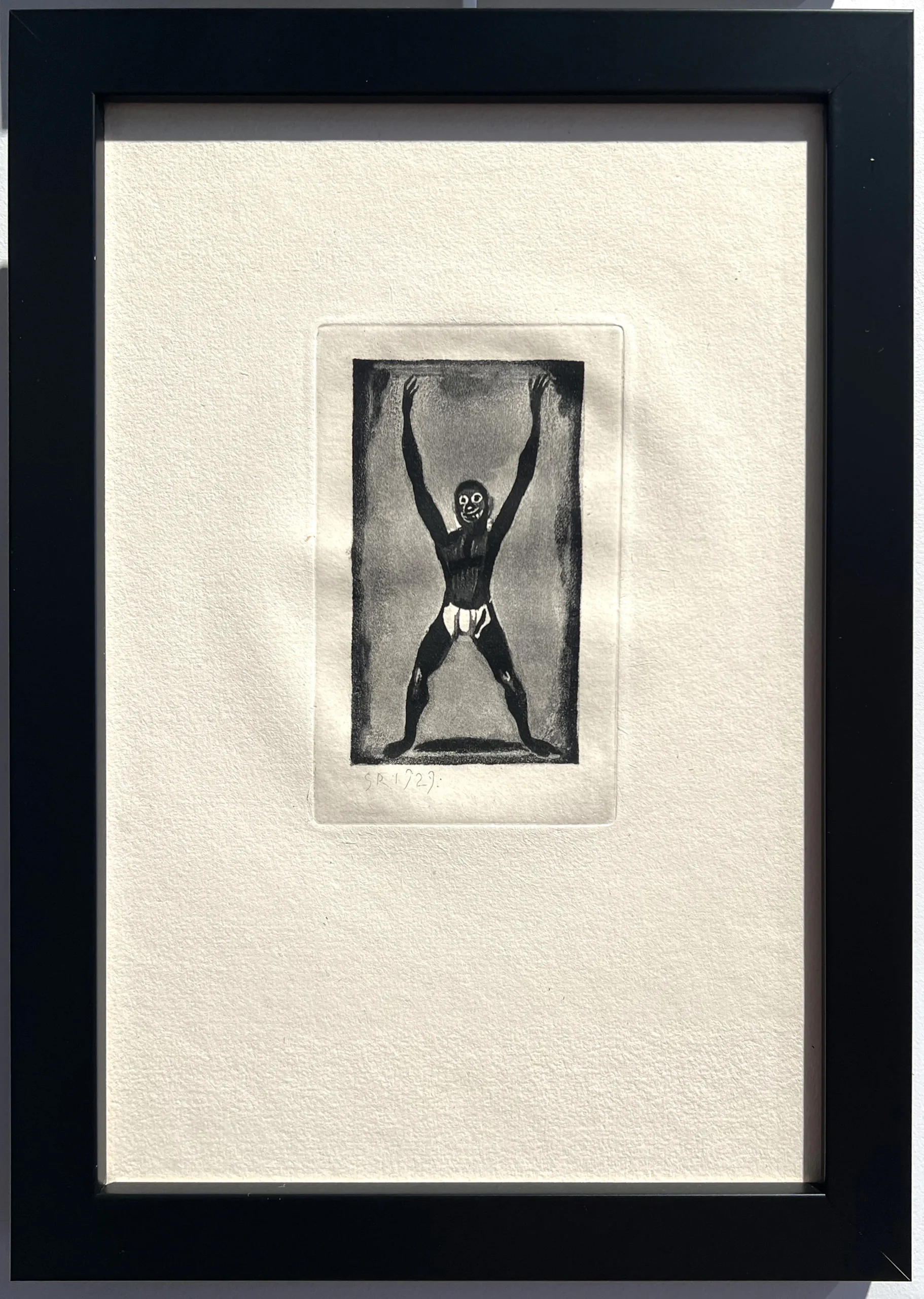 Exposition Georges Rouault retour à Saint-Malo Les Réincarnations du Père Ubu : Bamboula gravure Centre Cristel Éditeur d'Art