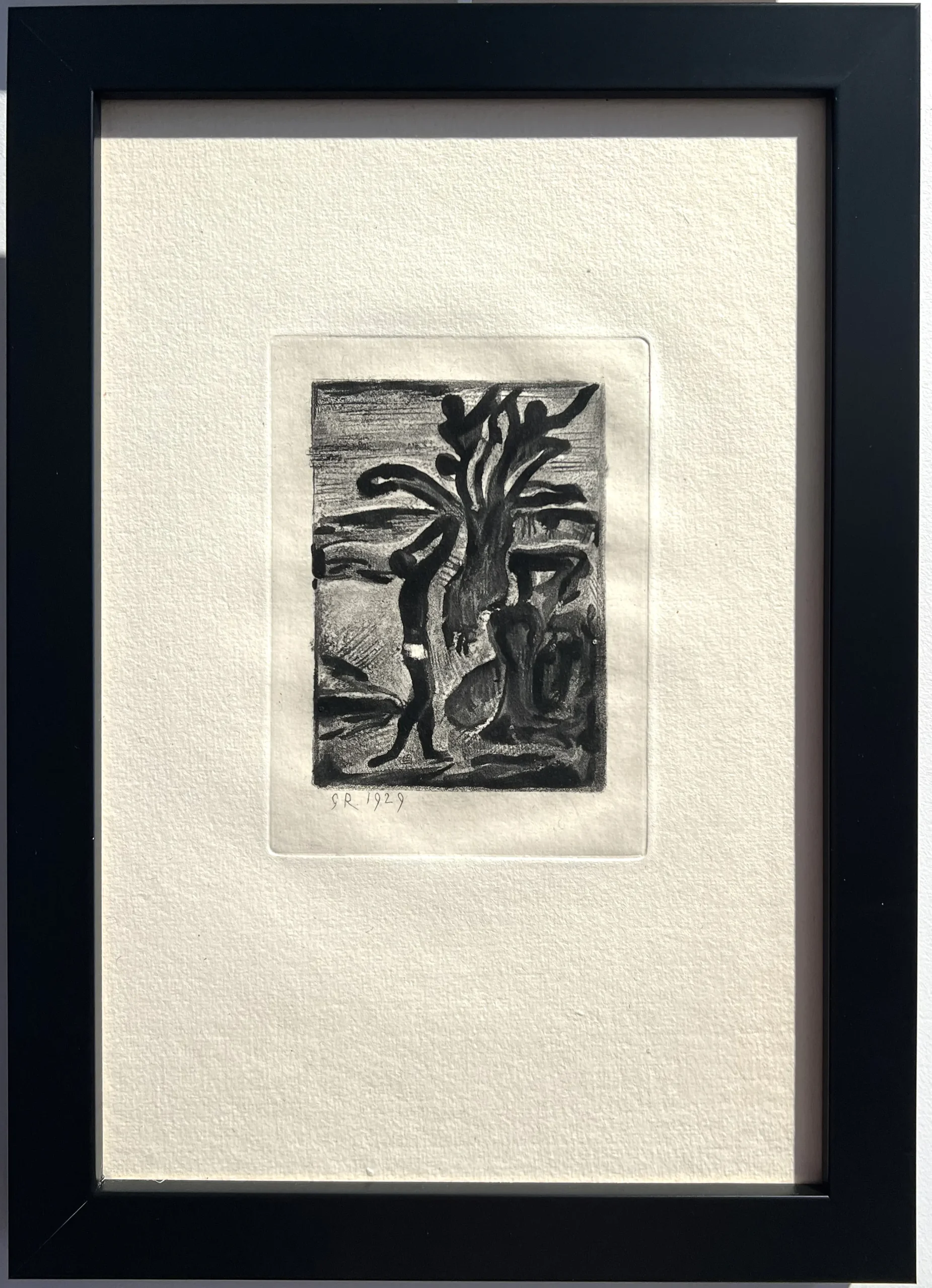 Exposition Georges Rouault retour à Saint-Malo Les Réincarnations du Père Ubu : Incantation gravure Centre Cristel Éditeur d'Art