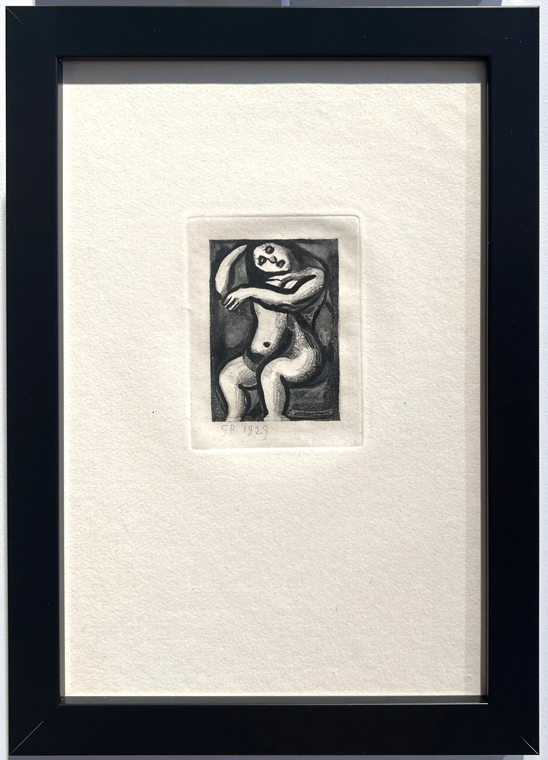 Exposition Georges Rouault retour à Saint-Malo Le Père Ubu Nu assis gravure Centre Cristel Éditeur d'Art