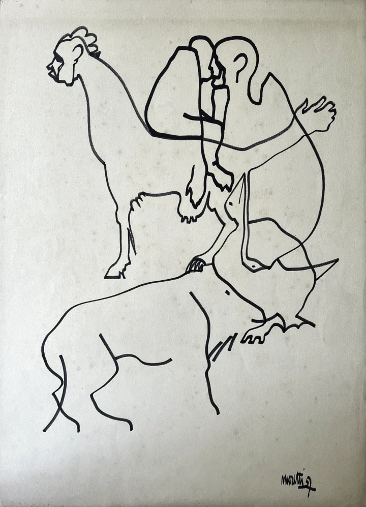 Ramond Moretti "Dessins. Après l’art pariétal"