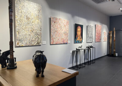 Exposition Le Monde enchanté de Nadyn Kuntz Centre Cristel Éditeur d'Art Saint-Malo