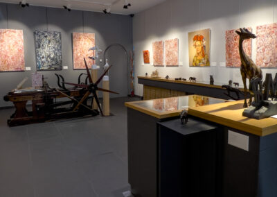 Exposition Le Monde enchanté de Nadyn Kuntz Centre Cristel Éditeur d'Art Saint-Malo
