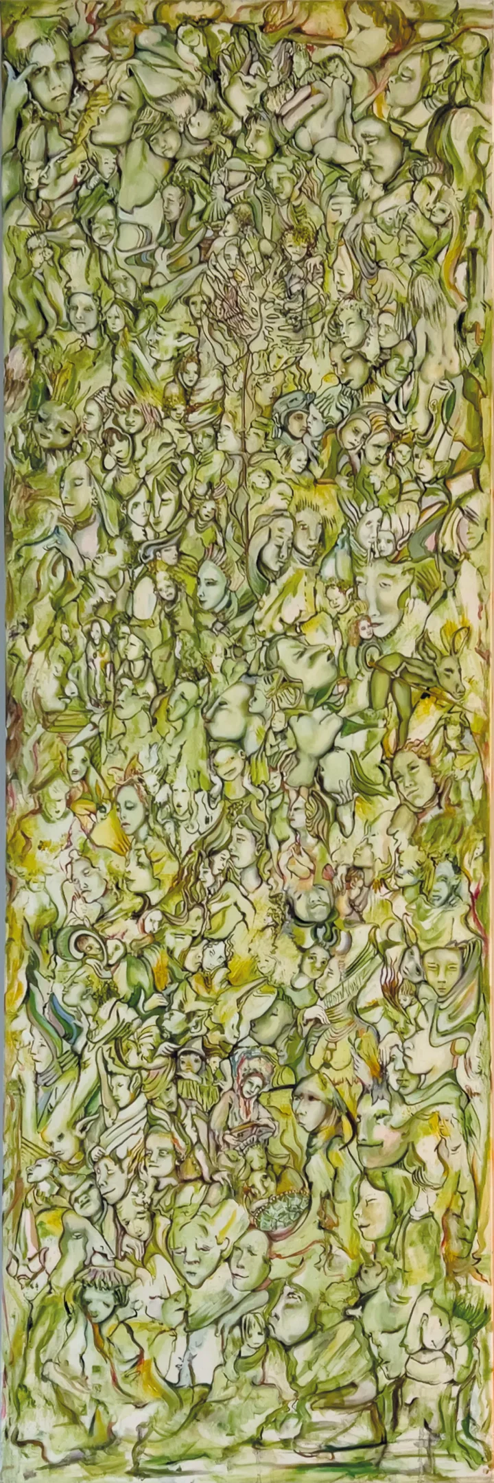 Nadyn KUNTZ Vertige huile sur toile Centre Cristel Saint-Malo